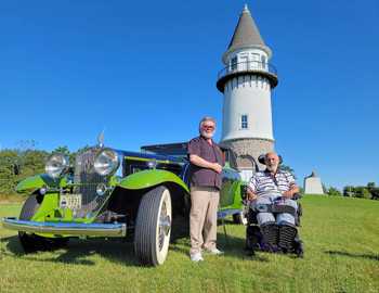 RI Veterans Home Cruise 1931 Cadillac - Dick Shappy George Lawrence